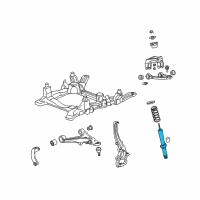 OEM 2007 Cadillac STS Strut Diagram - 19180778