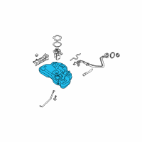 OEM 2008 Nissan Quest Fuel Tank Assembly Diagram - 17202-ZM00A