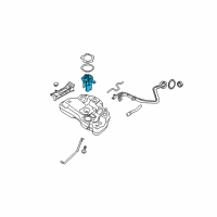 OEM 2005 Nissan Maxima Complete Fuel Pump Diagram - 17040-ZD80B