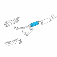 OEM Ford E-350 Econoline Club Wagon Converter Diagram - 3C2Z-5E212-FA