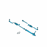 OEM Nissan Rogue Gear & Linkage-Steering Diagram - 48001-JM00C