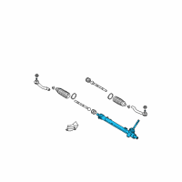 OEM 2009 Nissan Rogue Gear Assy-Steering Diagram - 48010-JM00A