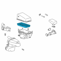 OEM 1997 Toyota RAV4 Element Diagram - 17801-74020-83