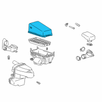 OEM 2000 Toyota RAV4 Cap Sub-Assy, Air Cleaner Diagram - 17705-74382