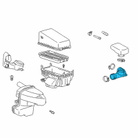 OEM 1996 Toyota RAV4 Hose, Air Cleaner Diagram - 17881-74660