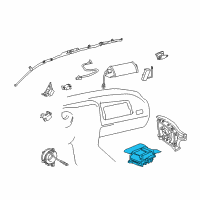 OEM 2003 Toyota RAV4 Center Sensor Diagram - 89170-42080