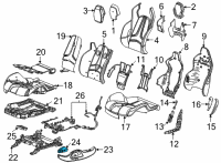 OEM 2021 Chevrolet Corvette Seat Switch Diagram - 84559418