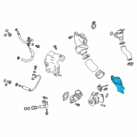 OEM 2016 Cadillac CT6 Turbocharger Gasket Diagram - 12650953