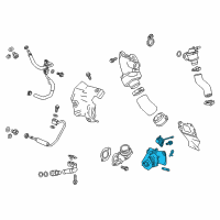 OEM Cadillac Turbocharger Diagram - 12696460