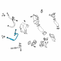 OEM 2017 Cadillac CT6 Oil Line Diagram - 12652337