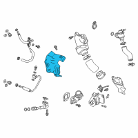 OEM 2019 Cadillac CT6 Heat Shield Diagram - 12651839