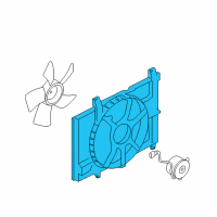 OEM Nissan Cube SHROUD Assembly Diagram - 21483-1FA0A