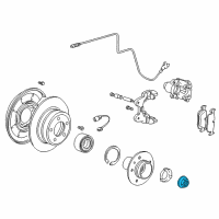 OEM BMW Z3 Collar Nut Diagram - 33-41-1-125-664