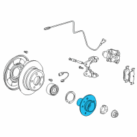 OEM 1998 BMW Z3 Drive Flange Hub Diagram - 33-41-1-095-772