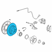 OEM BMW Z3 Rear Brake Disc Diagram - 34-21-6-794-298