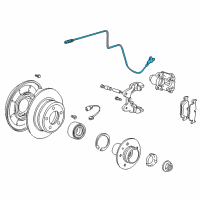 OEM 1995 BMW 318ti Abs Speed Sensor Diagram - 34-52-1-182-795