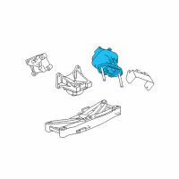 OEM Dodge Magnum Support-Engine Support Diagram - 4578046AD