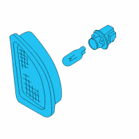 OEM Nissan Lamp Assembly-Licence, RH Diagram - 26510-0E700