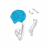 OEM Pontiac GENERATOR(Remanufacture) Diagram - 10463964