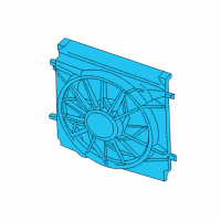 OEM 2005 Jeep Liberty Fan-Cooling Diagram - 55037692AB