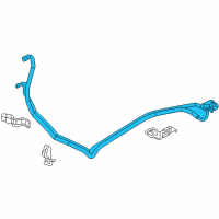 OEM 2012 Acura MDX Pipe, Rear Suction & Receiver Diagram - 80329-STX-A01