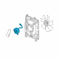 OEM Acura ILX Motor, Cooling Fan Diagram - 19030-RSJ-E01