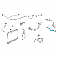 OEM 2011 Cadillac CTS Upper Hose Diagram - 22792654