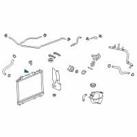 OEM Chevrolet Camaro Plug, Radiator Drain Diagram - 19129764