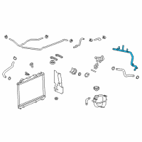 OEM 2013 Cadillac CTS Outlet Pipe Diagram - 12613161