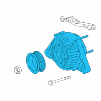 OEM 2005 Toyota Matrix Alternator Diagram - 27060-22090-84