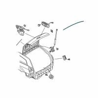 OEM 2005 Dodge Magnum WEATHERSTRIP-LIFTGATE Opening Diagram - 5112152AD