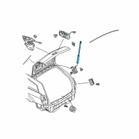 OEM 2005 Dodge Magnum Prop/Gas-Liftgate Diagram - 5065600AD