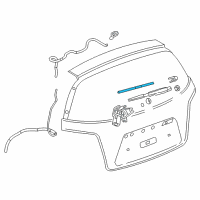 OEM 2018 Chevrolet Sonic Rear Blade Diagram - 95016791