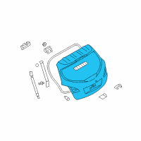 OEM 2011 Nissan Murano Door - Back Diagram - KMA00-1AA9D