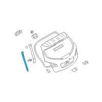 OEM Nissan Stay Assy-Back Door, LH Diagram - 90451-1AA1A