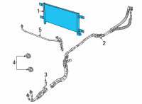 OEM Ram Cooler-Transmission Oil Diagram - 68322497AC