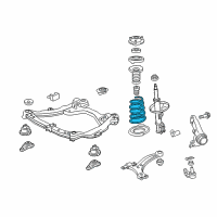 OEM 2015 Toyota Camry Coil Spring Diagram - 48131-06F70