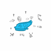 OEM Scion Composite Headlamp Diagram - 81130-52890