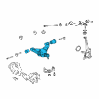 OEM 2016 Toyota Land Cruiser Lower Control Arm Diagram - 48069-60030