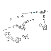 OEM Lexus LX570 Bush, Upper Arm Diagram - 48632-60030