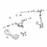 OEM 2010 Lexus LX570 Cam Sub-Assembly, Toe Ad Diagram - 48409-0C020