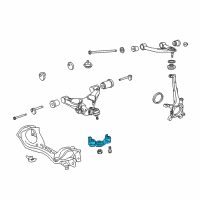 OEM 2015 Toyota Land Cruiser Attachment Kit Diagram - 48626-60020