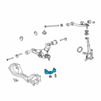 OEM Lexus Front Lower Ball Joint Attachment, Right Diagram - 48625-60020