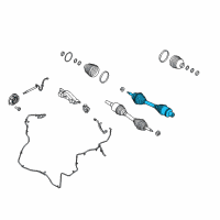 OEM Ford Expedition Shaft & Joint Assembly Diagram - GL3Z-3A428-A