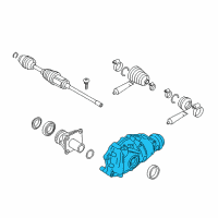 OEM 2019 BMW 750i Front Axle Differential Diagram - 31-50-7-648-883