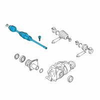 OEM 2018 BMW 740i xDrive Front Left Cv Axle Assembly Diagram - 31-60-8-657-289