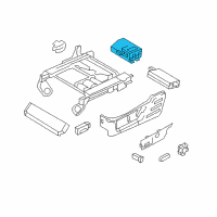 OEM 2005 Ford Explorer Module Diagram - 2C3Z-14C724-AA