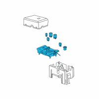 OEM 2010 Chevrolet Silverado 3500 HD Block Asm-Engine Wiring Harness Junction Diagram - 22798214