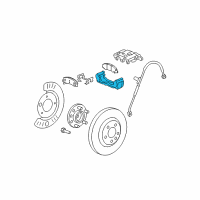 OEM Buick Caliper Support Diagram - 25983766