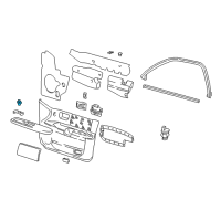 OEM Mercury Window Switch Diagram - YF1Z-14529-ABB